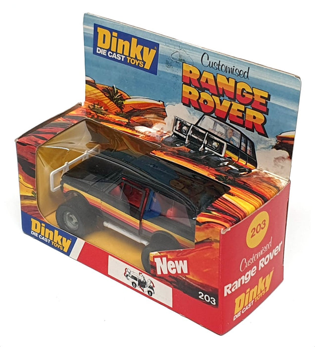 Dinky Toys Appx 10cm Long Diecast 203 - Customised Range Rover - Black