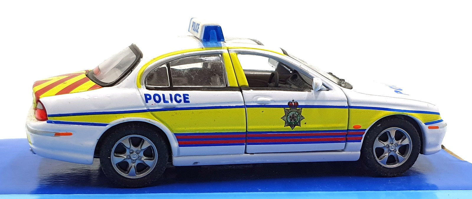 Cararama 1/43 Scale 210226L - Jaguar S-Type Police Car - White