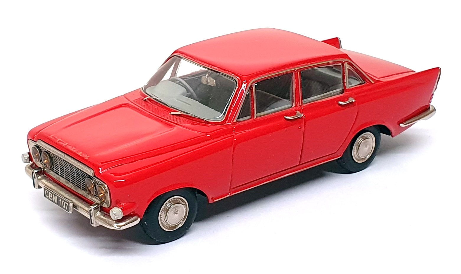 Abbey Classics Crossway 1/43 Scale AC08 - Ford Zodiac Mk3 Saloon - Monaco Red