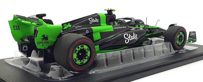 Solido 1/18 Scale Diecast S1814101 - Kick Sauber #24 F1 Team C44 Bahrain GP 2024