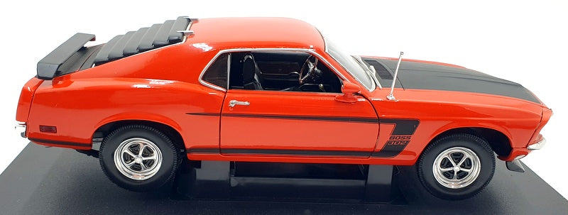 Welly 1/18 Scale Diecast 12516W - 1969 Ford Mustang - Red/Black