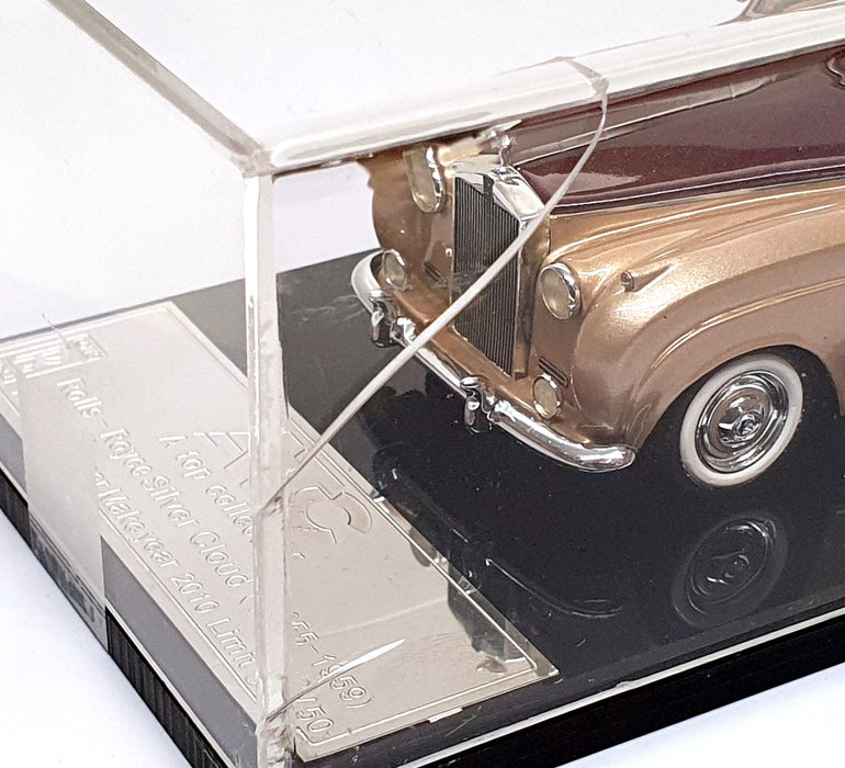 ATC 1/43 Scale ATC5559 - 1955-59 Rolls Royce Silver Cloud Limo - Maroon/Gold
