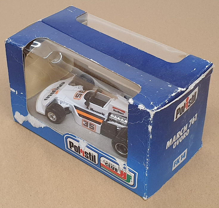 Polistil 1/32 Scale Diecast FK14 - F1 March 761 Ovoro #35 - White