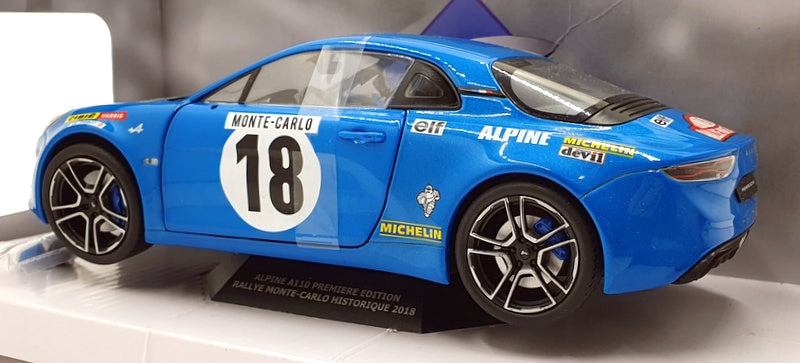 Solido 1/18 Scale Diecast S1801603 Alpine A110 Prem Edition #18 Monte-Carlo '18