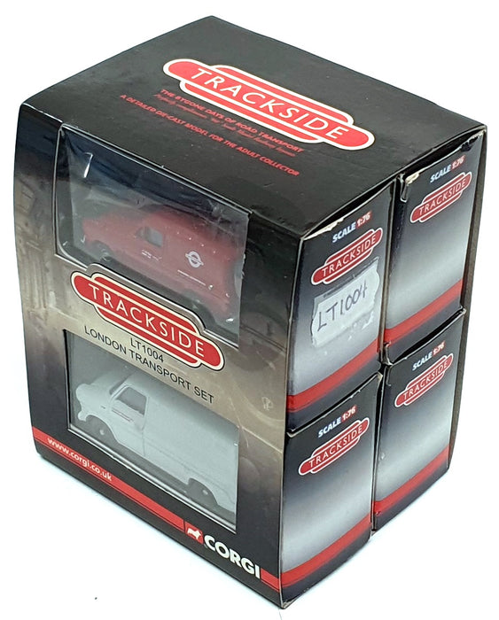 Corgi 1/76 Scale LT1004 - London Transport Set Of 4 Vans Ford Bedford Morris