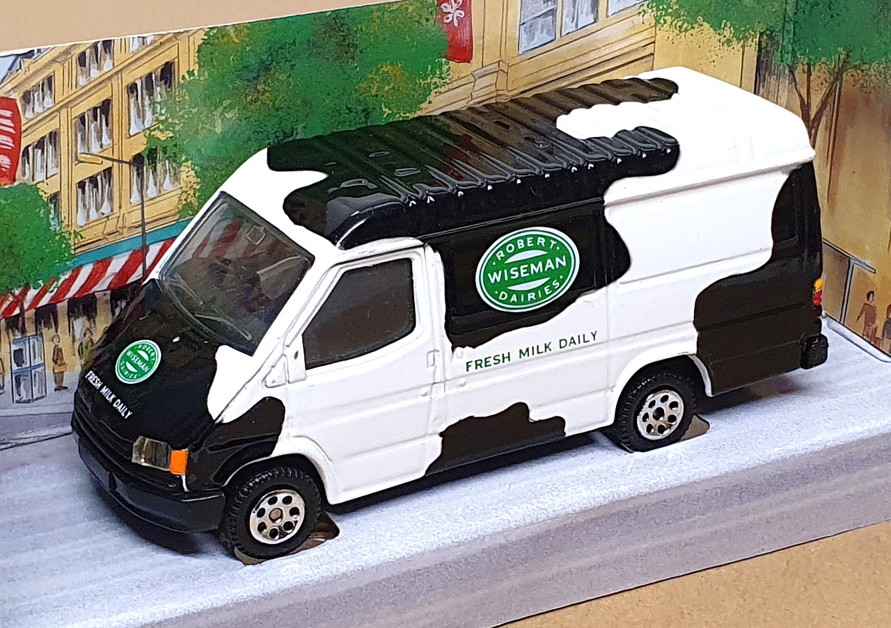 Corgi Diecast 58101 - Ford Transit Van Robert Wiseman Dairies - White/Black