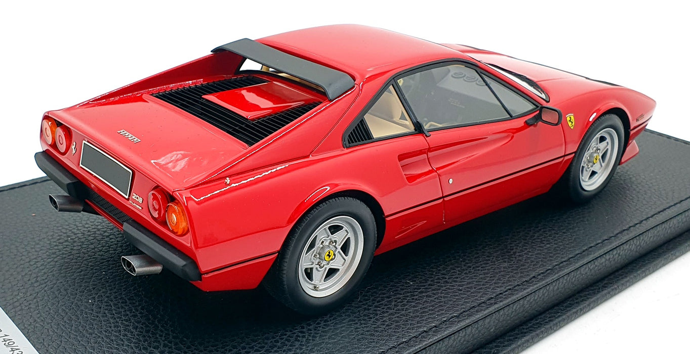 BBR 1/18 Scale Resin P18103 - Ferrari 208 GTB Turbo 1992 - Red