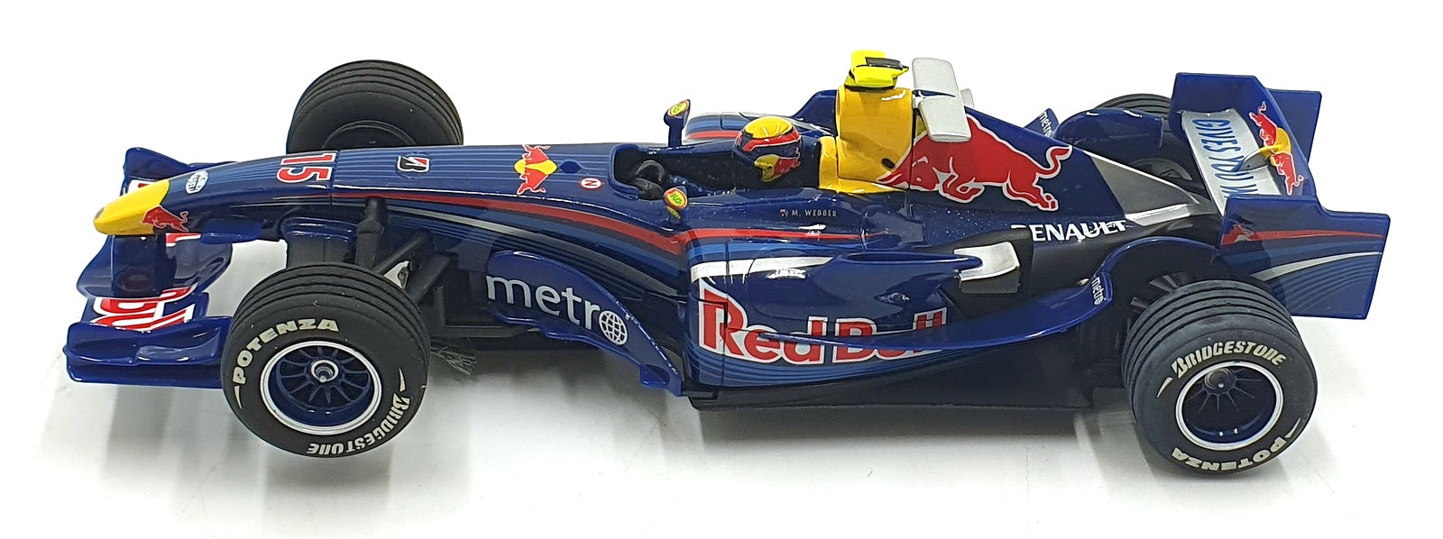 Carrera 1/32 Scale Slot Car 27183 - Red Bull RB1 #15 Livery 2007 - 2005
