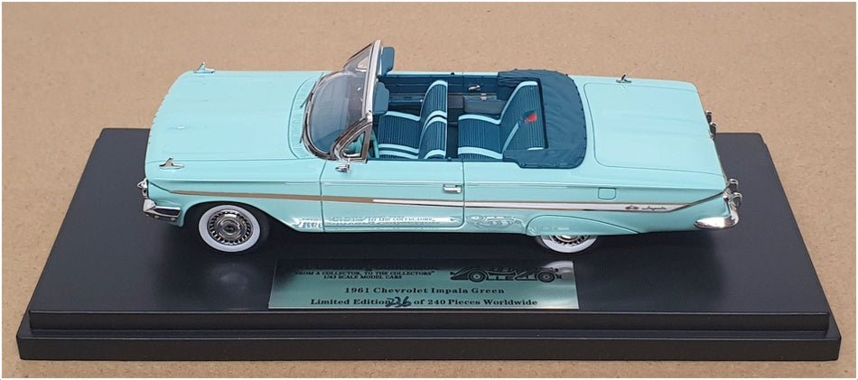 Goldvarg 1/43 Scale GC-062B - 1961 Chevrolet Impala Convertible - Green Goldvarg 1/43 Scale GC-062B - 1961 Chevrolet Impala Convertible - Green