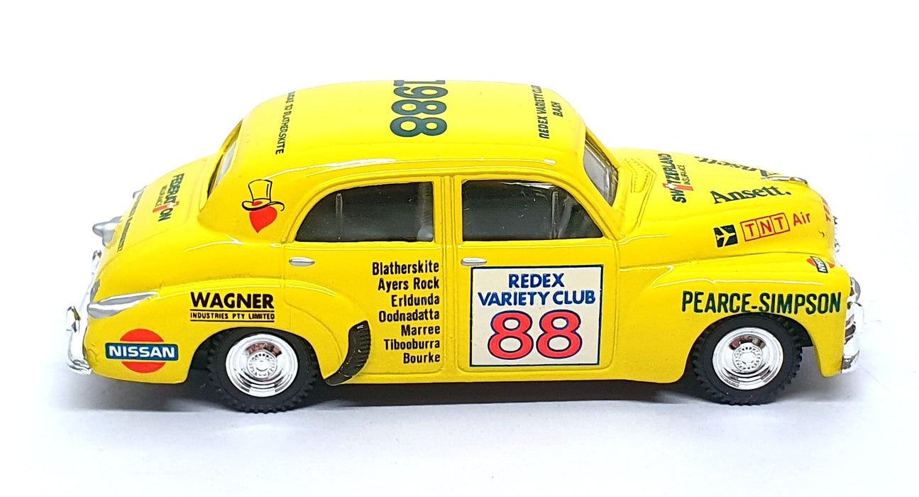 Trax 1/43 Scale Diecast 8001B - FJ Holden Sedan Redex Bash 88 - Yellow
