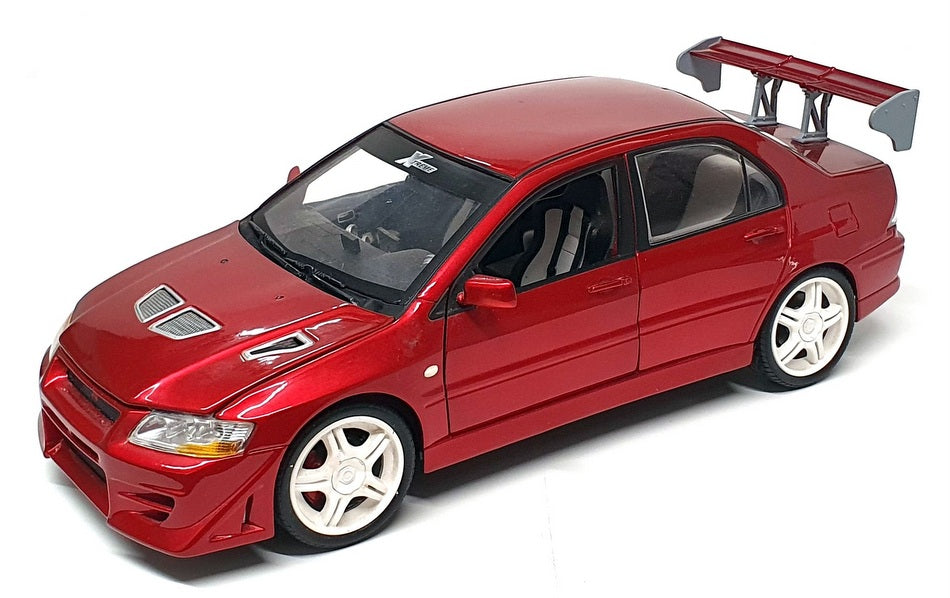 Ertl 1/18 Scale Diecast DC12124G - Mitsubishi Evolution VII - Met Red