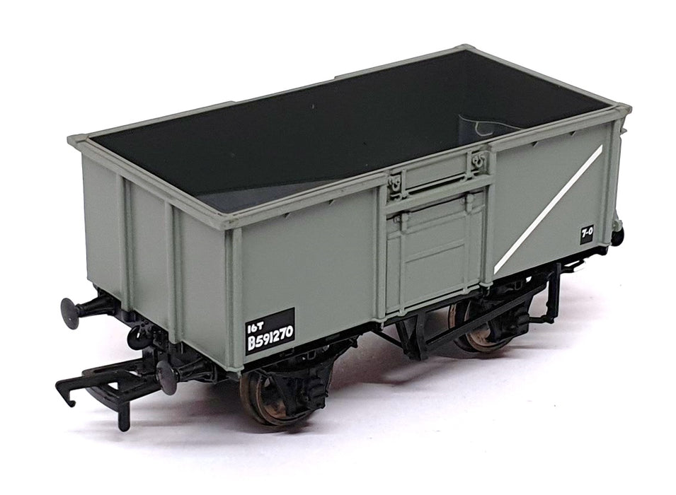Bachmann OO 1/76 Scale 37-225D - 16T Steel Mineral Wagon BR Grey