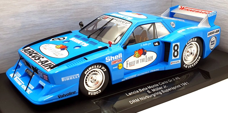 Model Car Group 1/18 Scale MCG18811R - 1981 Lancia Beta Monte Carlo Gr.5 DRM #8