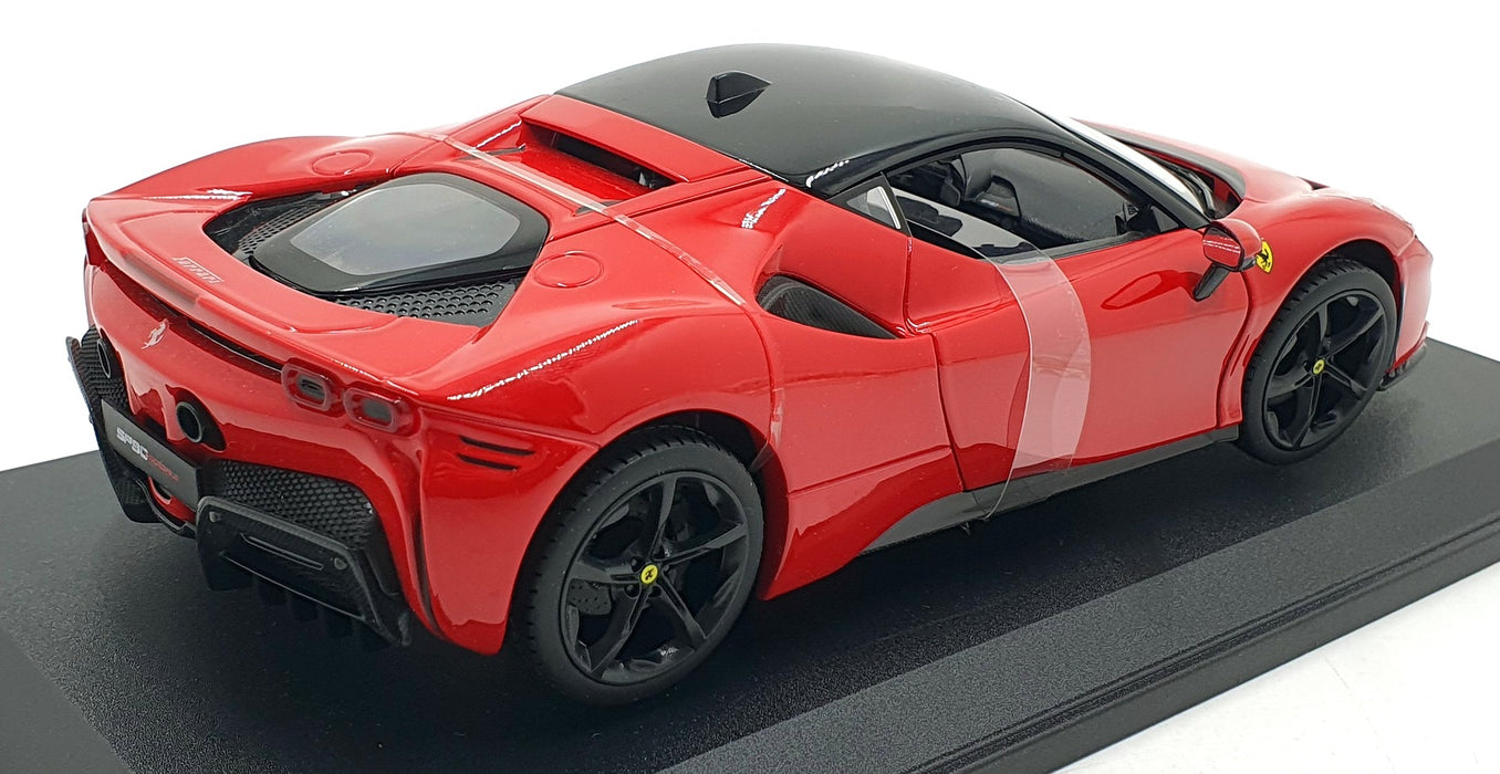 Burago 1/18 Scale 18-16015 - Ferrari SF90 Stradale - Red