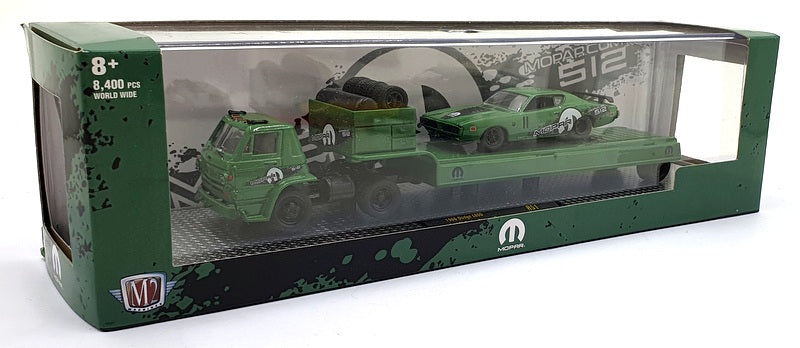 Castline M2 Machines 1/64 Scale DR51 '66 Dodge L600 & '71 Charger - Cuatom