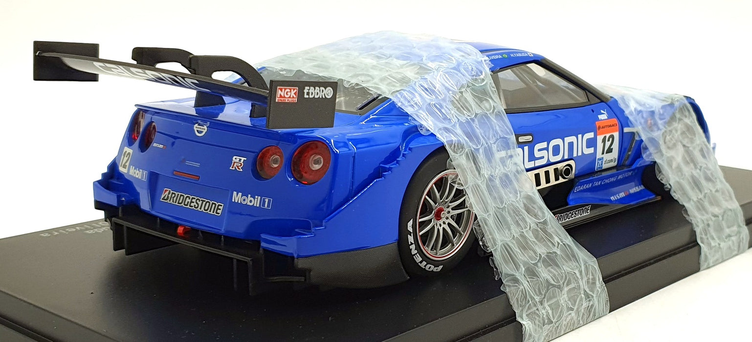 EBBRO 1/18 Scale Resin 81017 Nissan GTR Calsonic Impul #12 2014 Fuji Winner