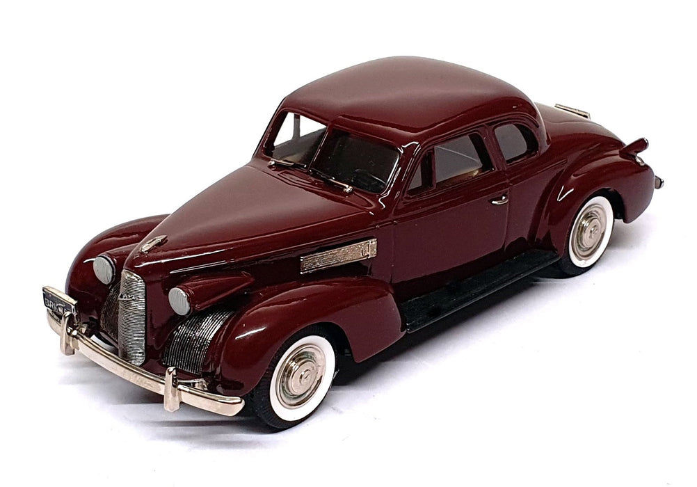 Brooklin 1/43 Scale BRK122 - 1939 La Salle 5 Window Coupe - Maroon