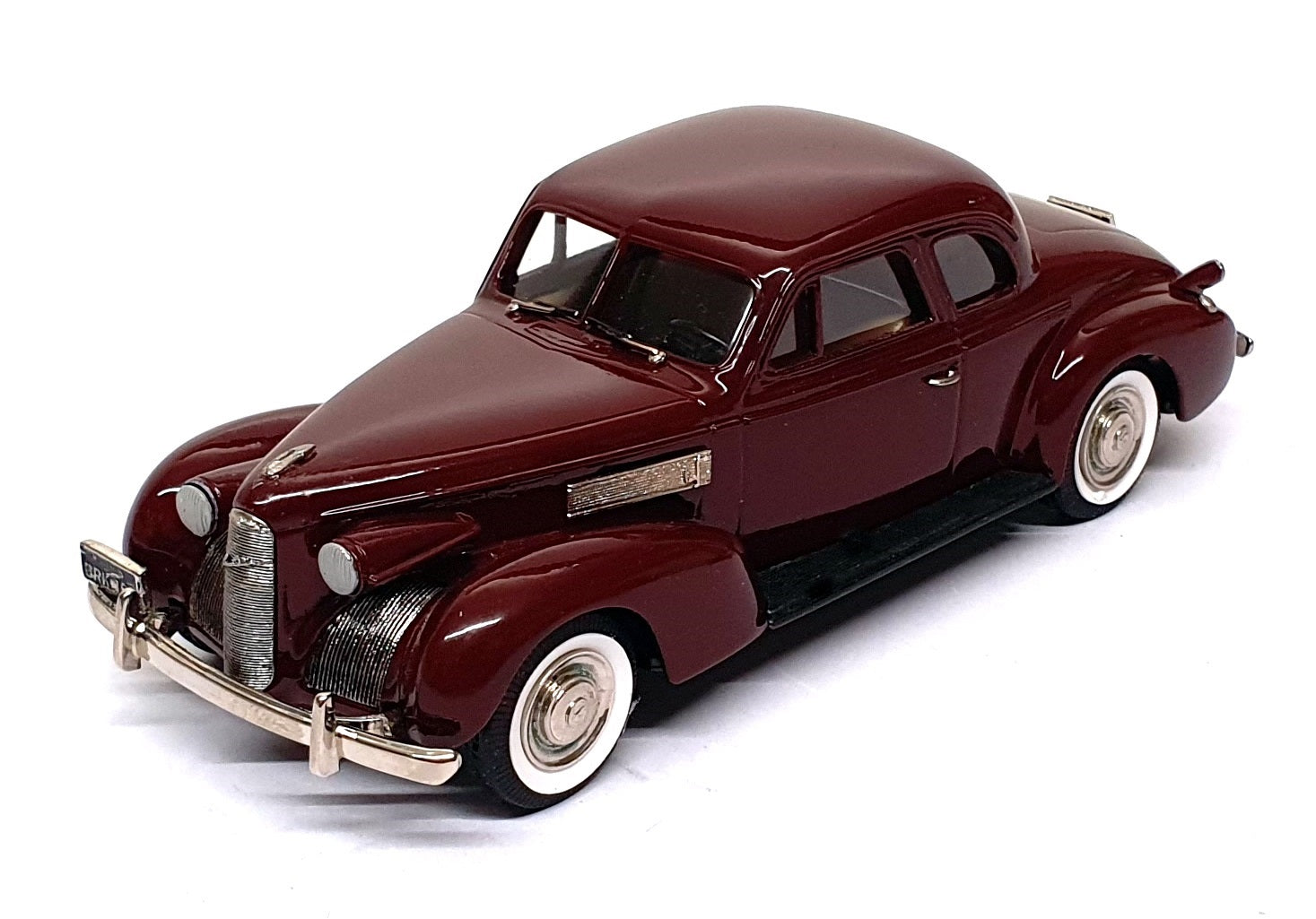 Brooklin 1/43 Scale BRK122 - 1939 La Salle 5 Window Coupe - Maroon