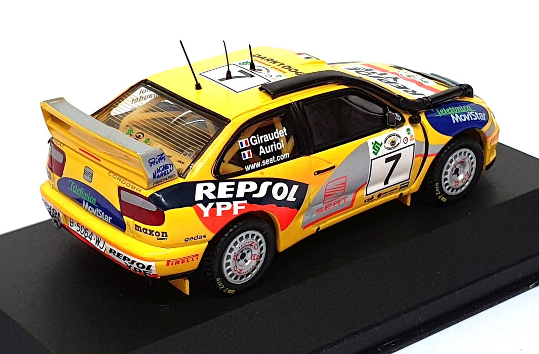 Altaya 1/43 Scale WRC07Y - Seat Cordoba WRC #7 Safari Rally 2000 - Yellow