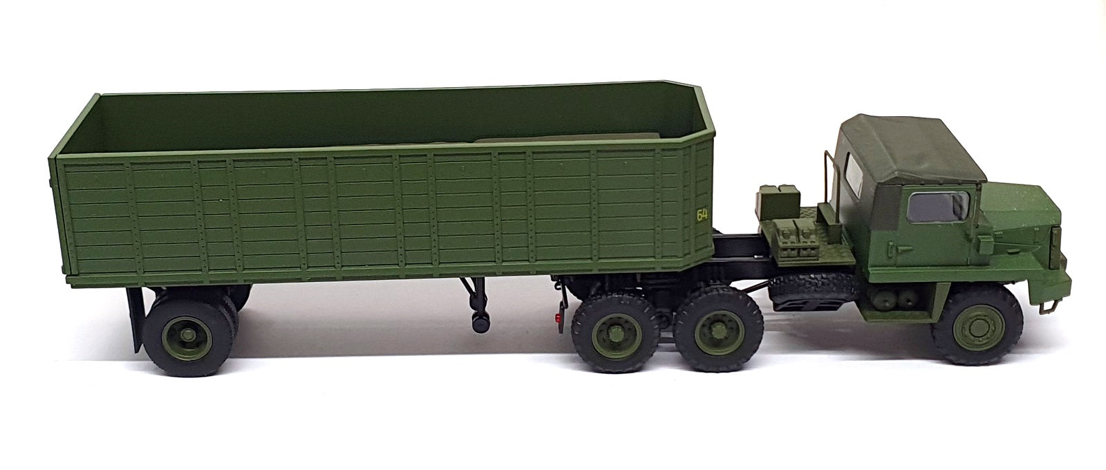 Altaya 1/43 Scale 4199 - Berliet TBC 8 KT Military Truck & Trailer - Green