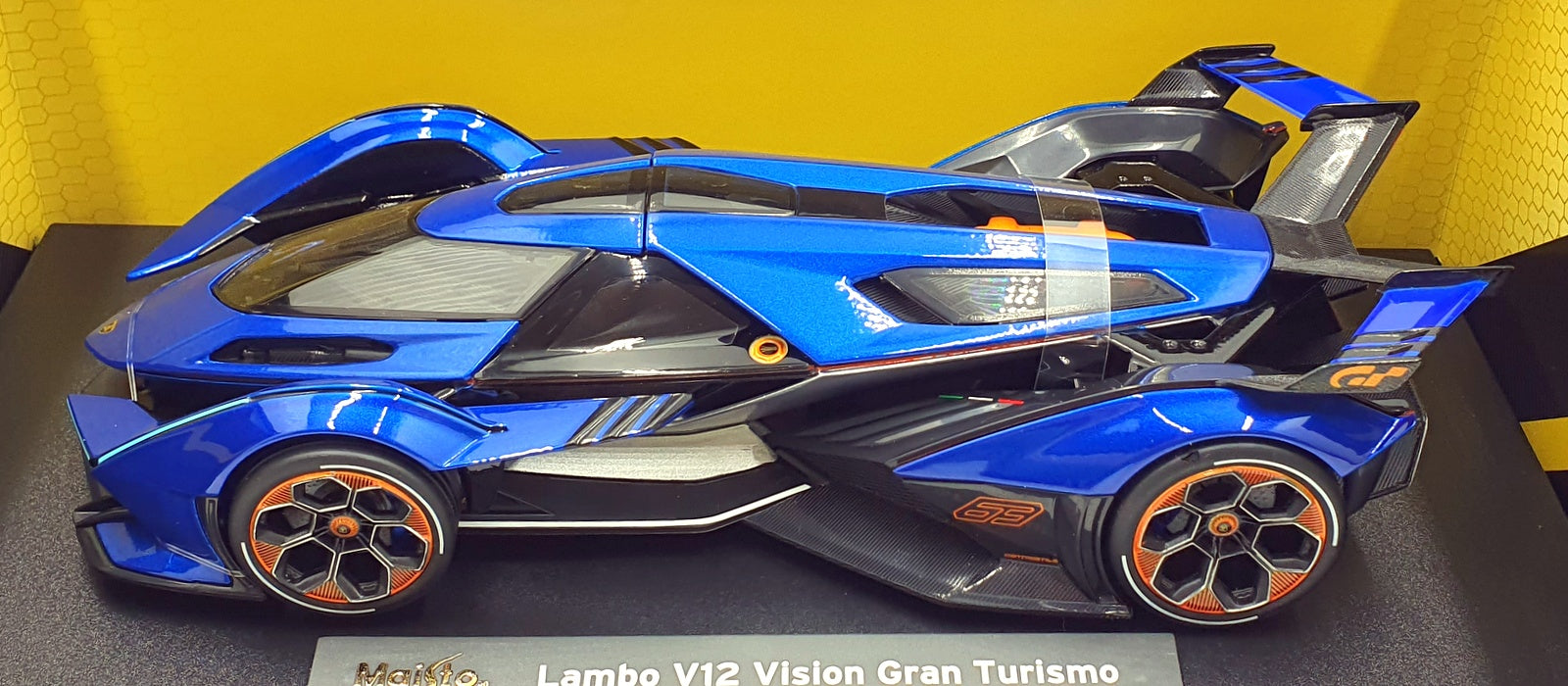 Maisto 1/18 Scale Diecast 36454 - Lamborghini V12 Vision Gran Turismo - Blue