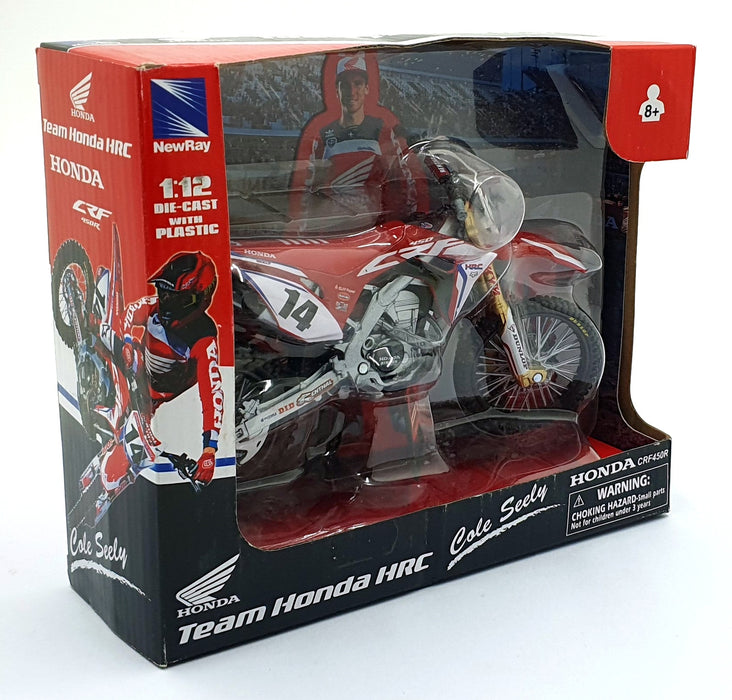 New Ray 1/12 Scale Diecast 57933 - Team Honda HRC #14 - Cole Seely
