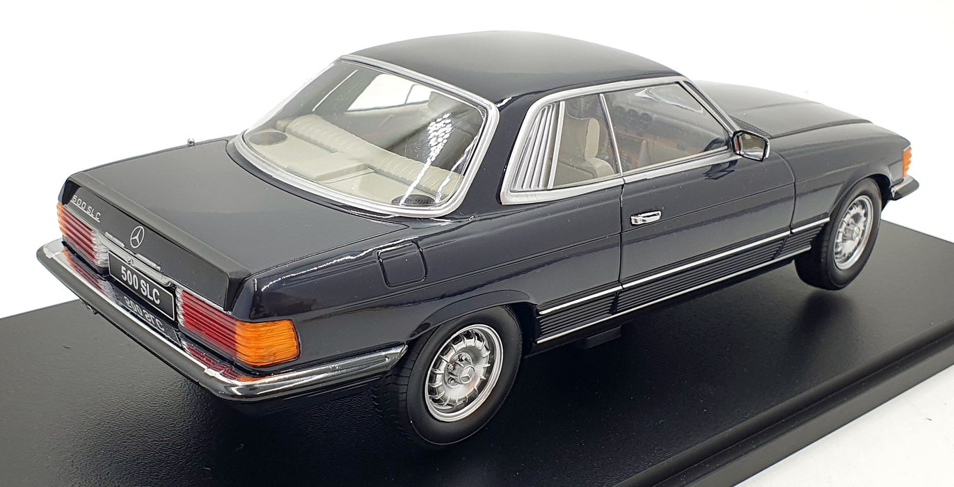 KK Scale 1/18 Scale Diecast KKDC180852 - Mercedes-Benz 500 SLC 1981 Dark Blue