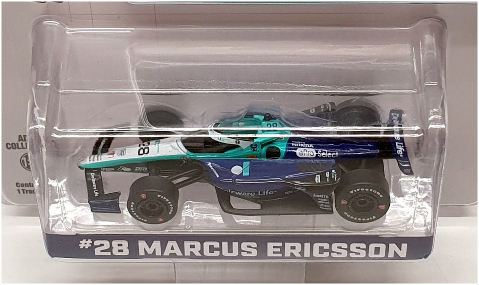 Greenlight 1/64 Scale 11600 - NTT Indycar Series #28 A.Ericsson - Blue/Turquoise