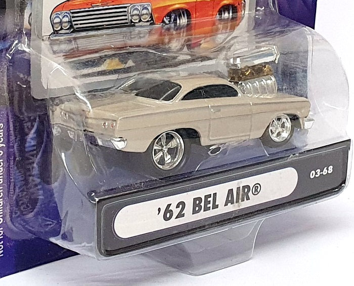 Muscle Machines 1/64 Scale 71151 03-68 - 1962 Chevrolet Bel Air - Grey