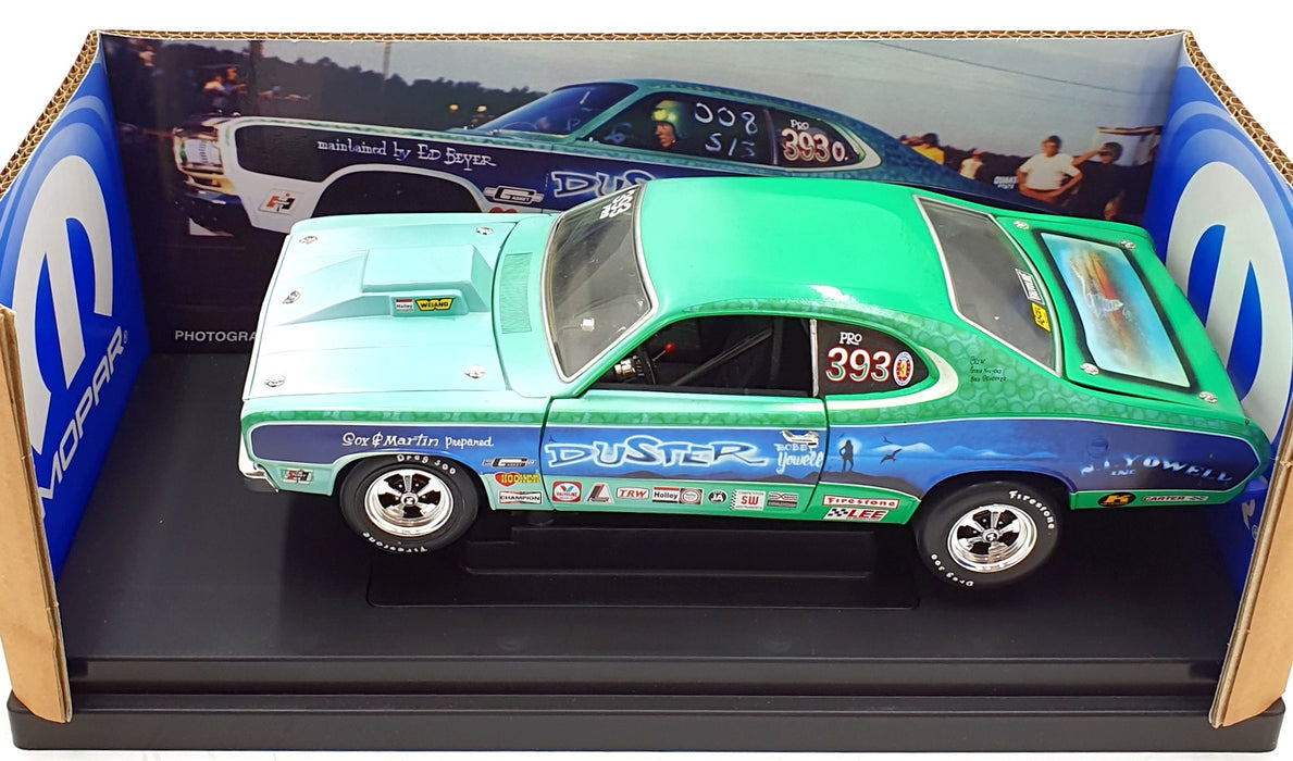 Ertl 1/18 Scale Diecast 29327P - 1971 Plymouth Duster Bobby Yowell #393