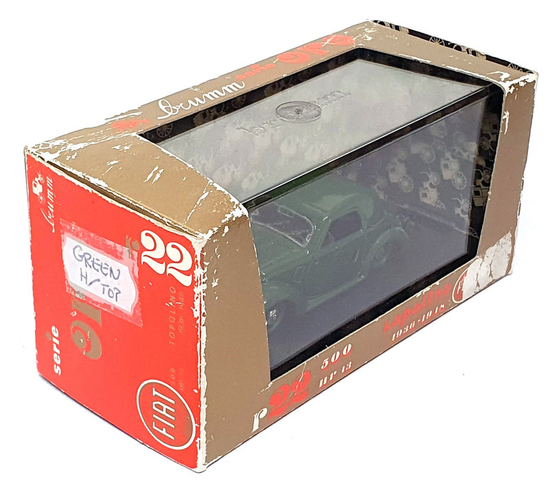 Brumm 1/43 Scale Diecast R22 - 1936-48 Fiat 500 HP13 Topolino - Green