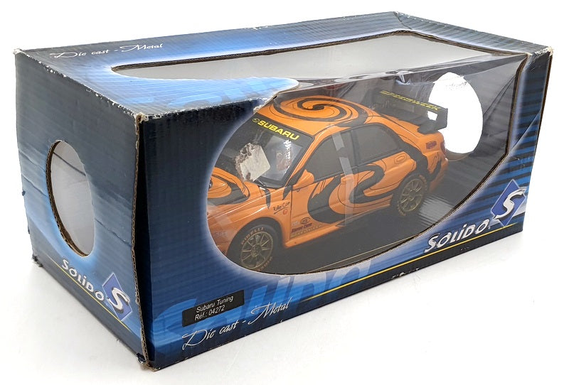 Solido 1/18 Scale Diecast - 04272 Subaru Impreza Tuning Orange