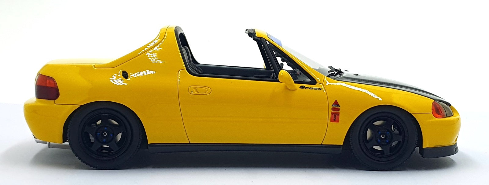 Otto 1/18 Scale Resin OT1154 - Honda Civic Del Sol Spoon - Yellow
