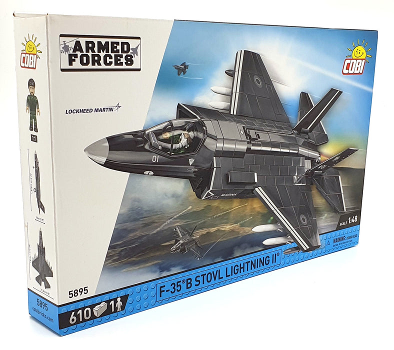 Cobi Bricks 1/48 Scale 5895 - F-35 B STOVL Lightning II Aircraft - USA/Italian