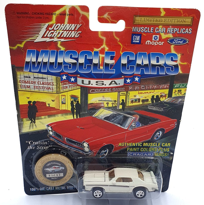 Johnny Lightning 1/64 Scale 200-100 - Muscle Cars 1969 Mercury Eliminator White