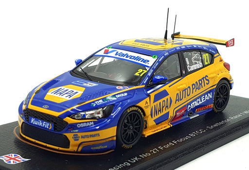 Spark 1/43 Scale UK030 - Ford Focus BTCC #27 Snetterton1st 2025 - NAPA Racing
