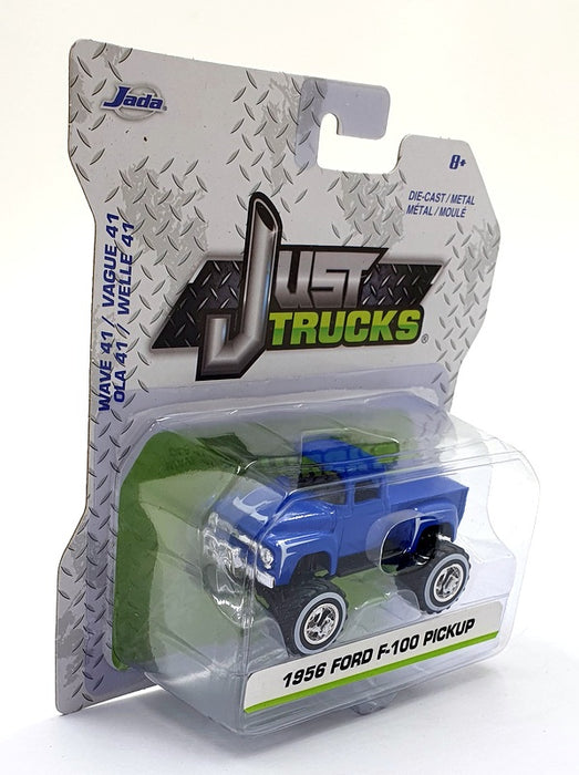 Jada Just Trucks 1/64 Scale 14020 - 1956 Ford F-100 PickUp - Blue