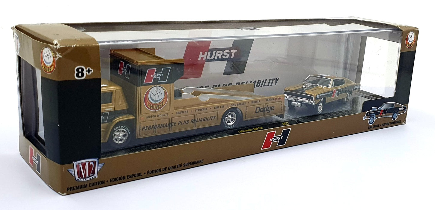 Castline M2 Machines 1/64 Scale R37 - 1966 Dodge L600 COE/Dodge Charger HEMI