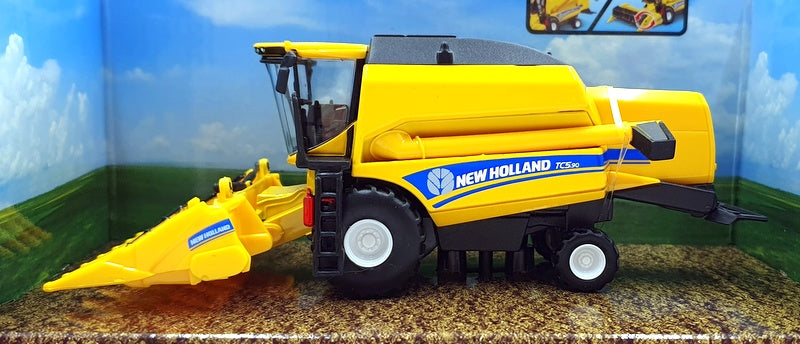 Burago 18cm long 18-31722 - New Holland TCS.90 Combine Harvester - Yellow