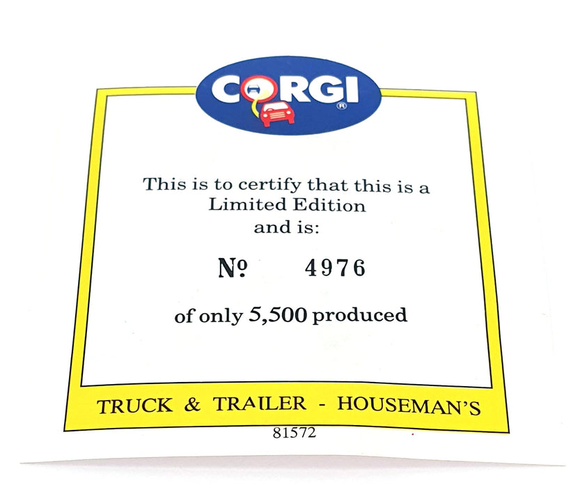 Corgi 1/50 Scale 97892 - AEC Mercury Truck & Trailer - S.Houseman