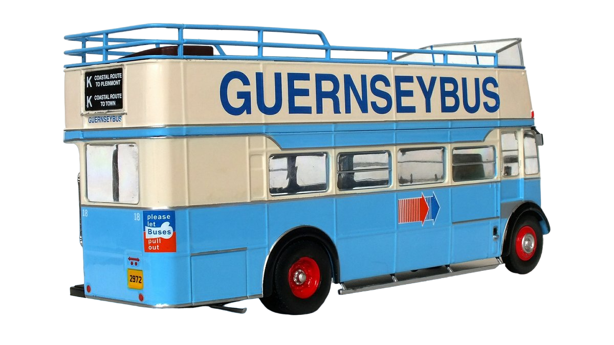 Hachette 1/43 Scale HA401 - Guernseybus Open Top RT - Blue/White
