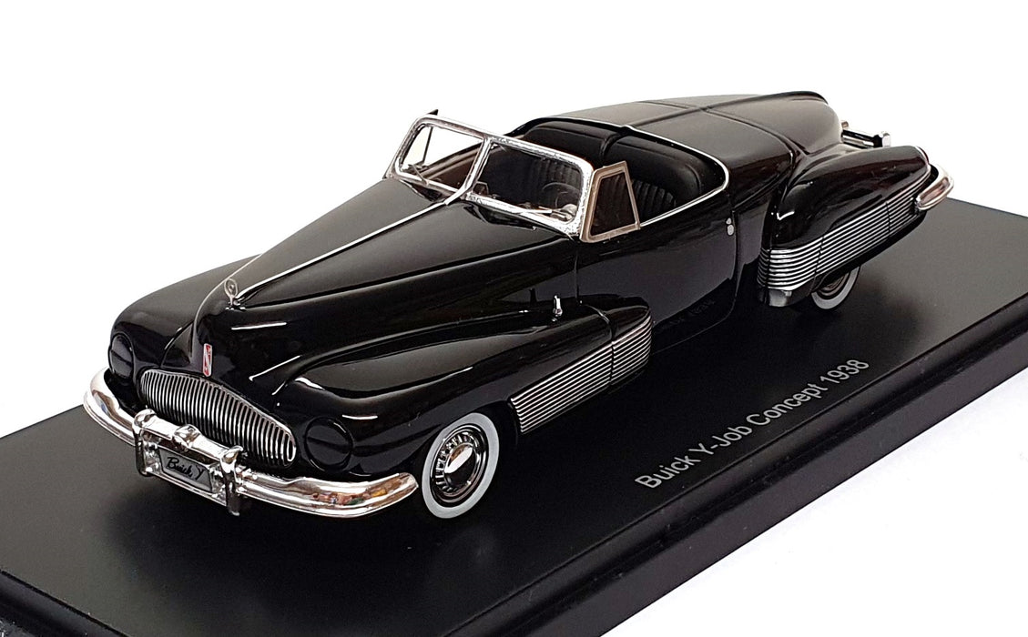 Neo 1/43 Scale Resin NEO43435 - 1938 Buick Y-Job Concept Car - Black