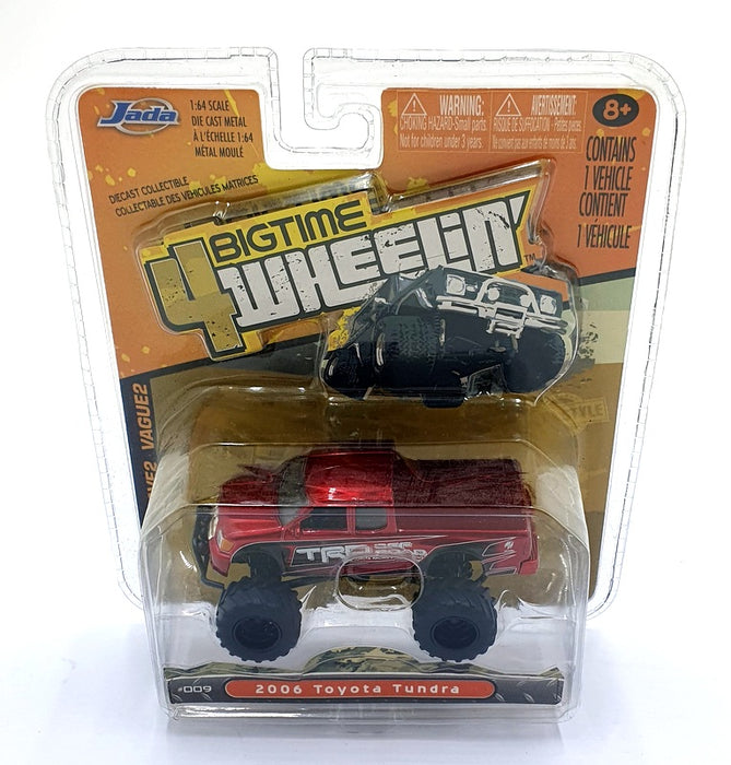 Jada 4Wheelin 1/64 Scale 14013 - 2006 Toyota Tundra - Met. Red/Black