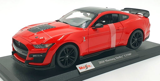Maisto 1/18 Scale Diecast 46629 - 2020 Ford Mustang Shelby GT500 - Red