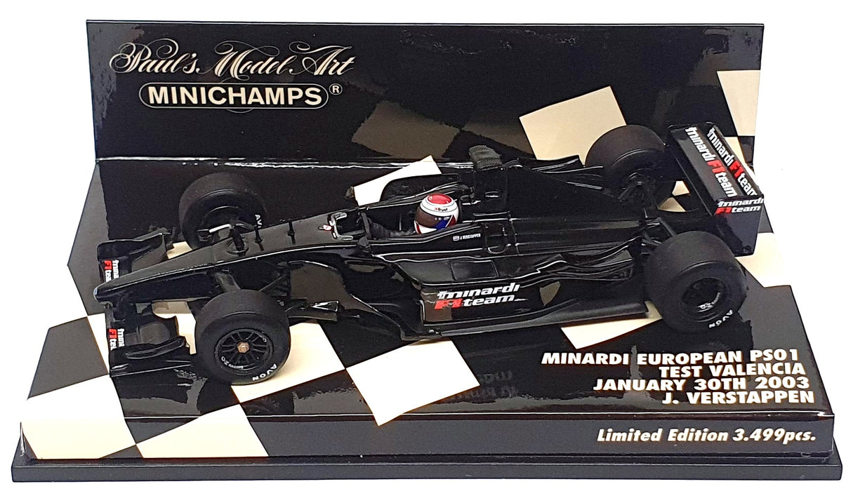 1 43 Minichamps Minardi European Ps01 Yoong 2001 400010120 1 43 Minichamps Minardi European Ps01 Yoong 2001 400010120