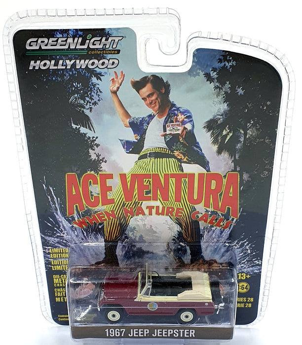 Greenlight 1/64 Scale 44880-F - 1967 Jeep Jeepster - Ace Ventura