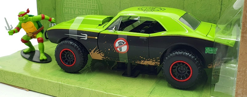 Jada 1/24 Scale Diecast 80456 - TMNT Raphael & 1967 Chevrolet Camaro