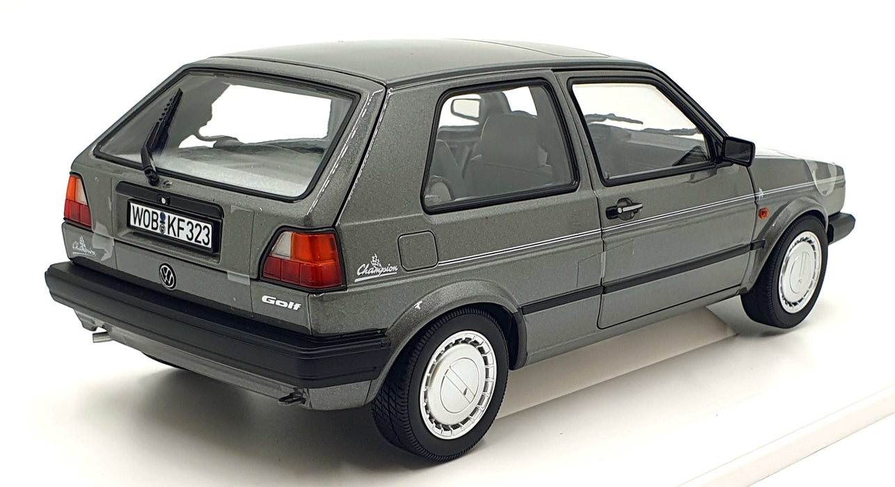 Norev 1/18 Scale Diecast 188564 - 1989 VW Golf Champion - Met. Grey