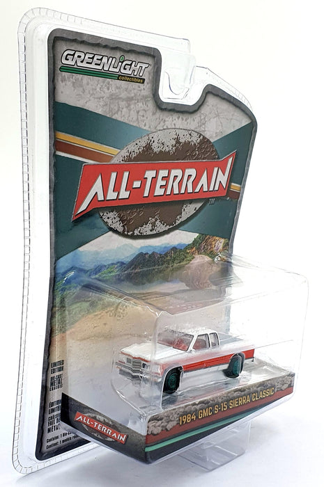 Greenlight 1/64 Scale 35250 - 1984 GMC S-15 Sierra Classic - White/Red