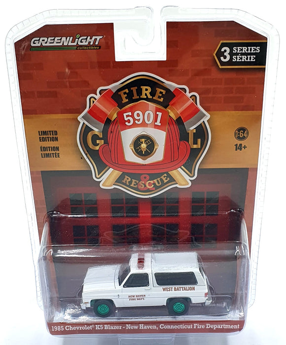 Greenlight 1/64 Scale 67030-D 1985 Chevrolet K5 Blazer Fire Department SUV
